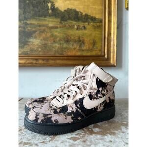 2018 Nike Air Force 1 High Acid Wash Print Shoes AR1954-001 Men Size 9.5